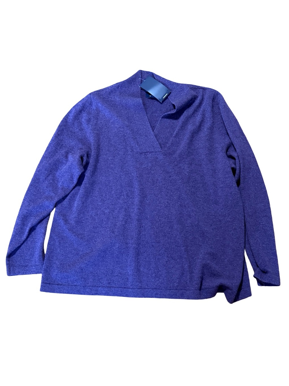 NWT Lands’ End 100% Cashmere V-neck Sweater